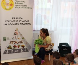 Warsztaty kulinarno - sensoryczne pt. 'Dzieciaki Zdrowo Smakują'