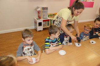 Warsztaty kulinarno - sensoryczne pt. 'Dzieciaki Zdrowo Smakują'