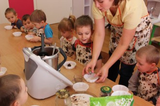 Warsztaty kulinarno - sensoryczne pt. 'Dzieciaki Zdrowo Smakują'